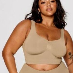 YITTY Seamless Longline Shaping Bralette - Beige